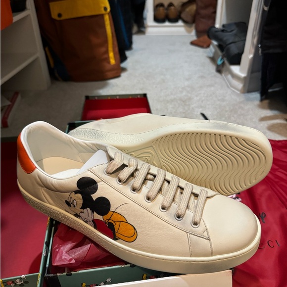 Gucci X Disney Ace Sneaker US Man 12 - Picture 3 of 6